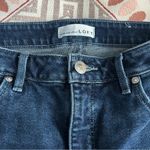 Loft  curvy high waist flare crop womens jeans size 8 raw hem Photo 1
