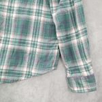 Green Flannel Plaid Natural Reflections Western Rodeo Large Photo 4