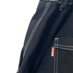 Big Bud Denim Carpenter Jeans Black Women’s Size 2XL Contrast Stitch Workwear Photo 7