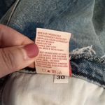 Revice Denim  with Frayed Waistband Button Fly Wide Leg Mid Rise Womens 30 Photo 5