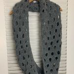 30” knitted slouch cow neck grey scarf Photo 1