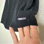 Roxy  Black Ribbed Stretchy Crop Tank Top Small Photo 2