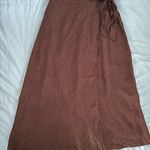 Kirious Wrap Skirt Los Angeles Brown Leopard Women’s Small Photo 0