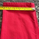 Eileen Fisher  Women’s Size 10 Watermelon Red Cotton Blend Skinny Jeans Photo 8