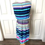 Shelby & Palmer striped yellow belt sleeveless dress Photo 6