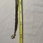 Vintage Necklace Western Crystals Art Deco Blue Pendant Glass Bead 23 Inches Photo 6