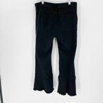 Chelsea and Violet Tiered Flared Denim Jeans Black Photo 4