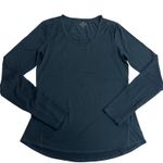 Athleta  Shirt Womens Small Green Chi Long Sleeve Athletic Workout Photo 1