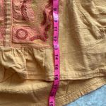 Free People  Embroidered Iggie Woven Crop Top Cairo Combo Photo 13