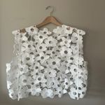 Anthropologie  Maeve Maeve Floral Lace Vest OS NEW WITH TAGS Photo 1