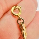 Vintage Christian Dior Gold Rhinestone Pendant Necklace Germany CD Logo Photo 4