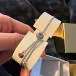 Michael Kors Gabbi Stainless Steel Watch and Silver pave Crystal Heart Bracelet Photo 2