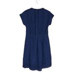 Madewell  Womens 8 Silk Fable Lined Dress in Leaf Shade Photo 2