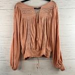 Free People  Silver Lake Top in Peach Size XS Photo 2