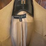 Generation Love Enzo Leather Blazer Camel Tan Size XS Photo 2