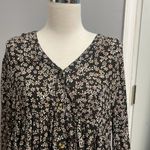 Billabong  Black Floral Patterned prairie cottagecore dress Photo 1