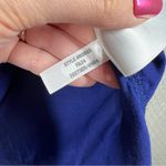 Madewell Blue Side Cinch Long Sleeve Polo Top Photo 5