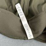 Lululemon  Dance Studio Pants Dark Olive Pinstripe Size 4 Drawstring Ankle 25" Photo 9