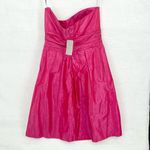 Jenny Yoo  Size 10 Bridesmaid Prom Mini Dress Evening Strapless Pink NWT Photo 4