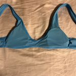 Aerie  Blue Scoop Neck Bikini Top Photo 2