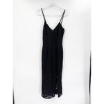 TALULAH La Maison Closer To You Black Lace Sleeveless V-Neck Midi Dress Size M Photo 2
