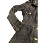 Vintage 80s 90s Kitsch Denim A Line Dress Freddie's Chop Shop Buttons Back Belt Size undefined Photo 3