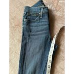 J.Crew Mercantile Distressed Skinny Leg Jeans Women's 25 Blue Faded Mid Rise Photo 8