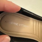 Adrienne Vittadini  Black Heeled Loafer Knit Womens 9.5 Slip On Pump Preppy Heels Photo 4