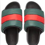 Gucci Padded Web Sandal Slide Size 41 Photo 0