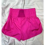 Free People The Way Home Shorts Stretch Elastic Waist Vivid Pink L Photo 8