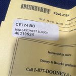 Dooney & Bourke  Mini East West Slouch Black Leather Bag Silver Accents Photo 9