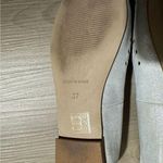 Sacha London Cream Sparkle Cut Out Flats Size 37 USA 6.5 Vintage Silver Photo 11