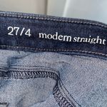 Loft Ann Taylor  Modern Straight Denim Jeans Photo 4
