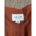 Le lis  Blouse 1970's Style Cinch Tie Top Floral Flare Sleeve Large Fall Colors Photo 1