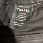 Torrid Premium Plus 22R 22 3X Black Ripped Skinny Jegging Jeans Photo 3