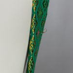 Origami Dress Formal Green Gold Mermaidcore Pointed‎ Neckline Sleeveless Women Size XXS Photo 11