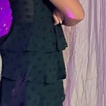 Trixxi Layered Green Homecoming Dress Photo 3