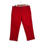 Ralph Lauren  Sport Pants Red Festive Holiday Ankle Chinos Size Women's 14 Photo 1
