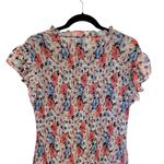 Veronica Beard Cici Floral Smocked Mini Dress Size 10 Photo 6