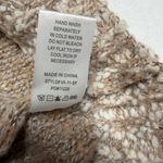 Fate Clairina women’s texture Beige and Cream Crew Neck pullover Sweater size SM Tan Photo 10