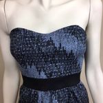 Silence + Noise Blue & Black Abstract Print Tunic Photo 4