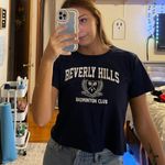 Beverly Hills Baby Tee Blue Size L Photo 0