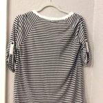 Soprano Nordstrom  Black/White Striped Top Large Photo 1