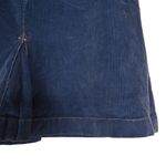 Brooks Brothers  Women's 8 Blue Corduroy Pleated Mini Skirt Photo 3
