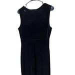 Karin Stevens Karin Stevens Womens Size 6 Black Velvet Vintage 90s Maxi Dress Scoop Neck Photo 6