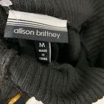 Black ribbed long sleeve batwing sweater dress NWT Size M Photo 4