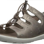 Ecco  Jab Toggle sandals metallic leather‎ size 7 Photo 0