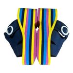 Blue Platform Foam Sandals Size 7 Rainbow Soles Wedges Slip On Summer Party Blue Photo 4