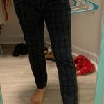 Hollister Green, Blue, and Black Plaid Pants Photo 1