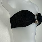 Zaful  Metal Gold Ring Bandeau Bikini Top Size Small Photo 2